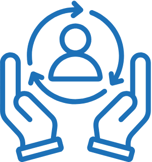 Advanced AI Customer Solutions Icon - Customizable