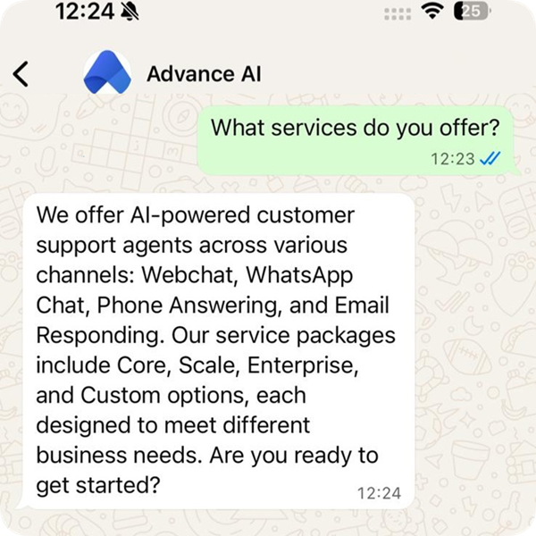 AI WhatsApp Chat Service